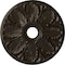 Ekena Millwork Milan Ceiling Medallion (Fits Canopies up to 4 5/8"), 24 1/2"OD x 3 1/2"ID x 1"P, Stone Hearth CM24MISHF - alternate 1